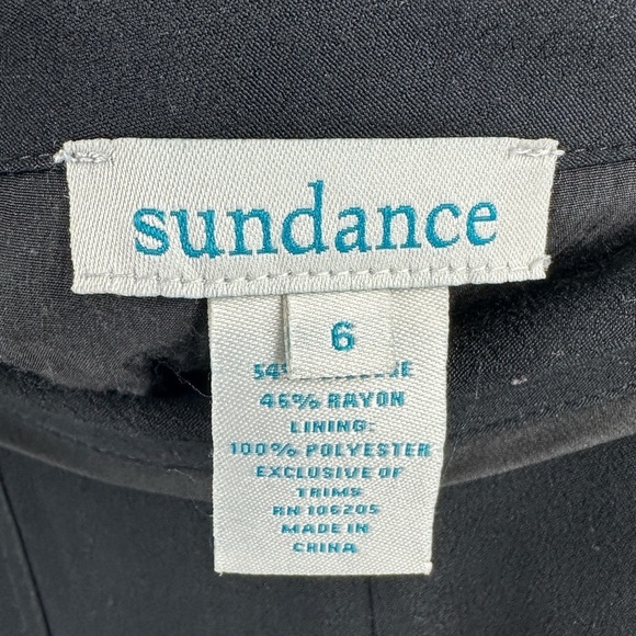 Sundance Barlow Wide Leg Pants Womens 6 Palazzo Boho Pockets High Rise Capsule - Picture 8 of 14